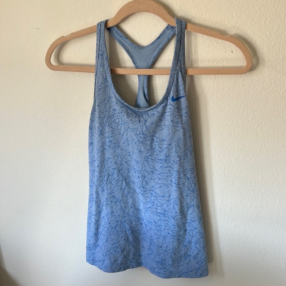 Blue Nike top